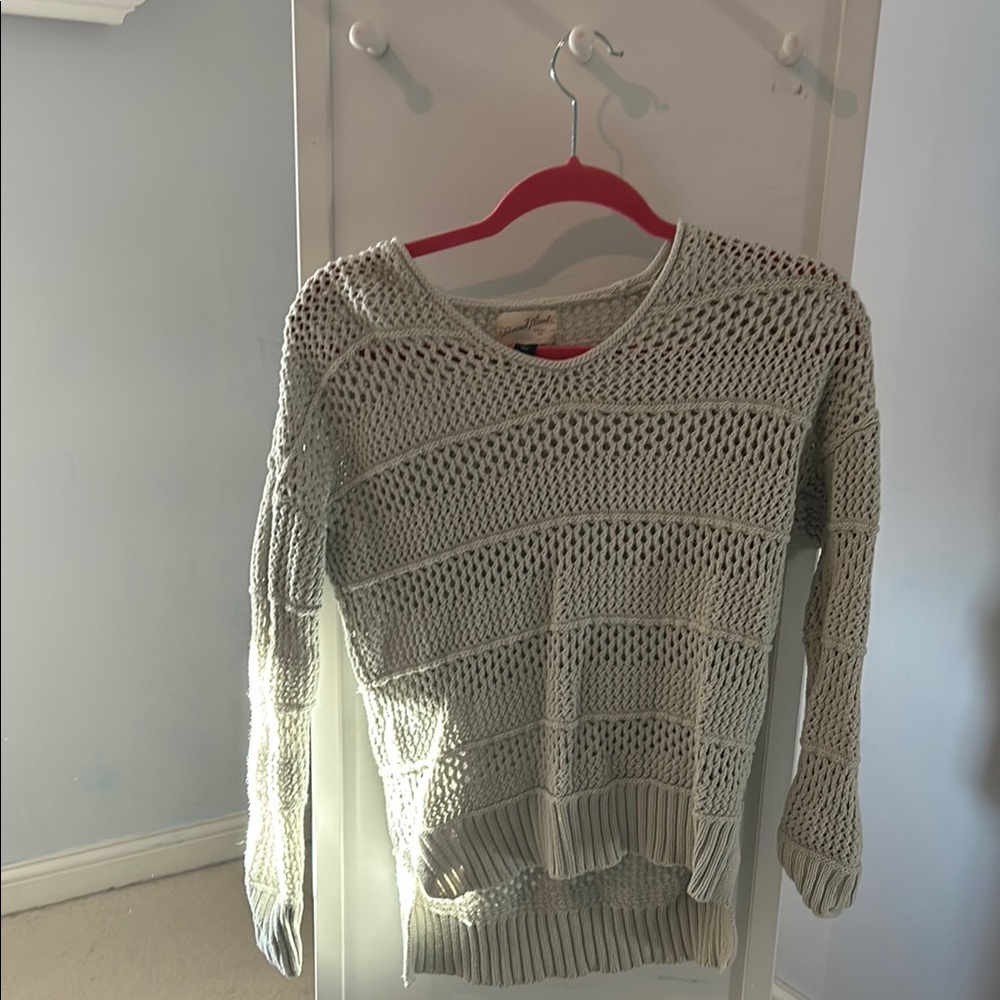 Women’s S Light Teal Knit Sweater